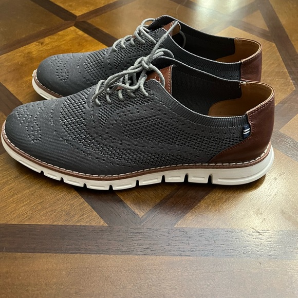 Nautica Mens Shoes Oxfords Wrenwood 3 Gray/ Brown Size 11. Brand New - Picture 5 of 5